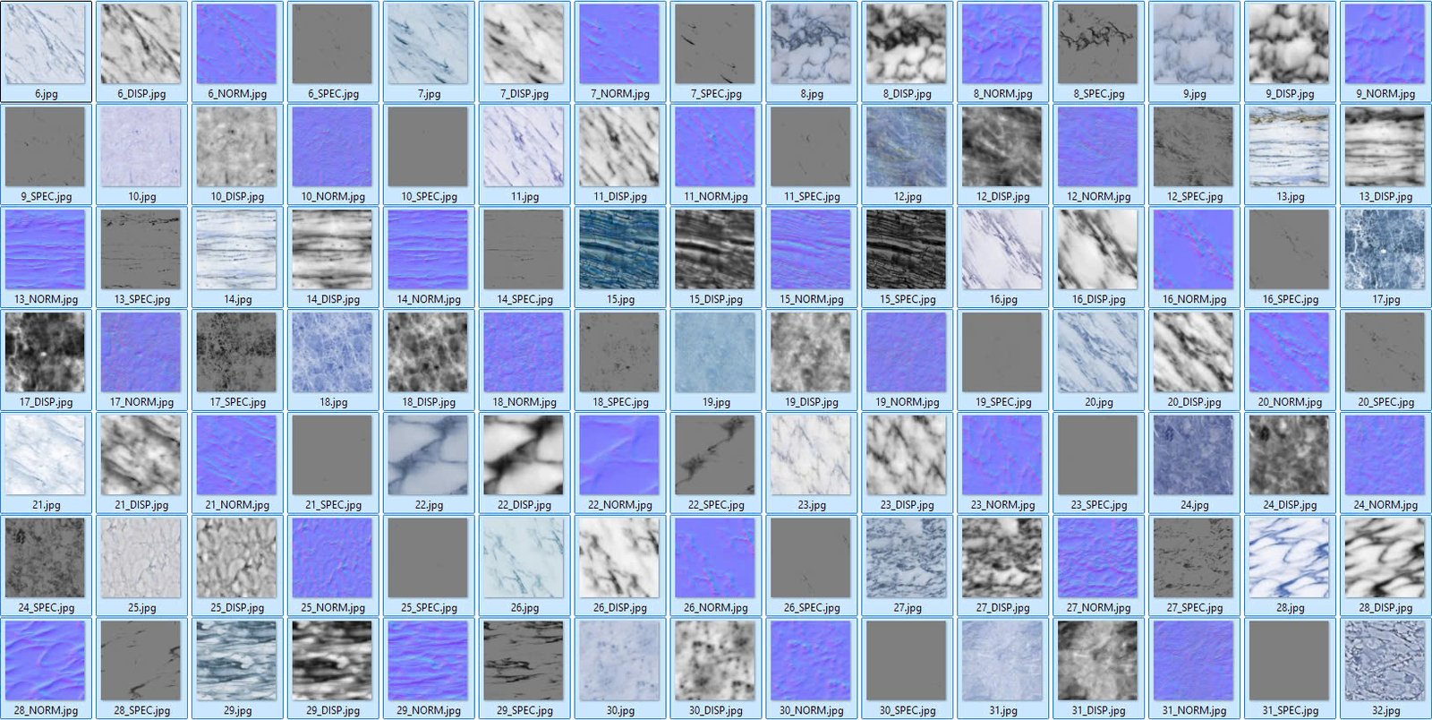 50 MAP ĐÁ GRANIT XANH NHẠT