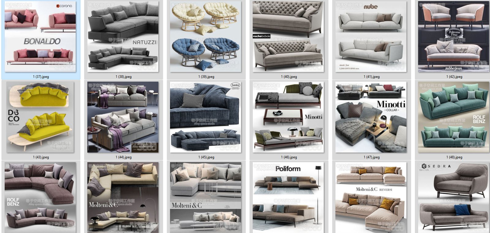 120 MODEL SOFA VOL 5 - D5