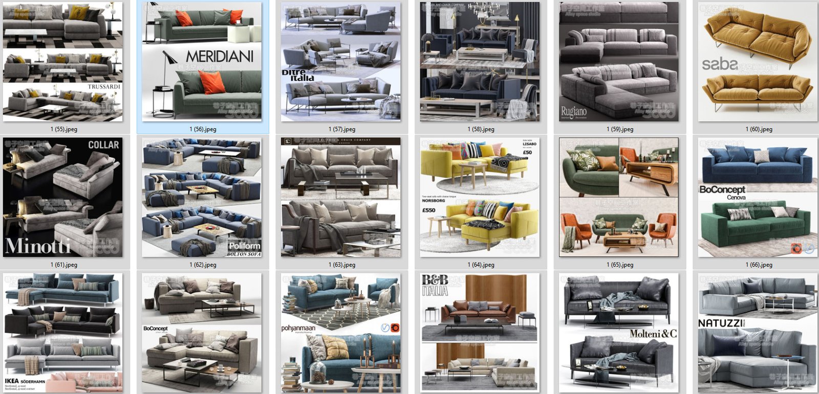 120 MODEL SOFA VOL 5 - D5